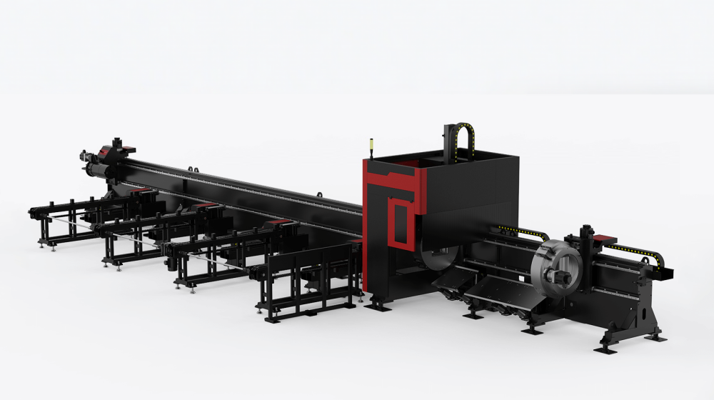 Three-Chuck Tube Cutter - Image 1